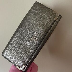 Prada Gray Women's long Wallet